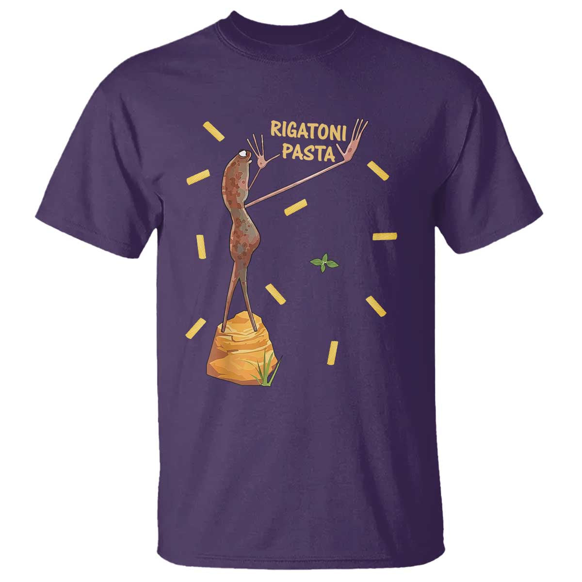 Funny Rigatoni Pasta Marcus The Worm T Shirt Dramatic Pasta Lover Foodie Meme - Wonder Print Shop