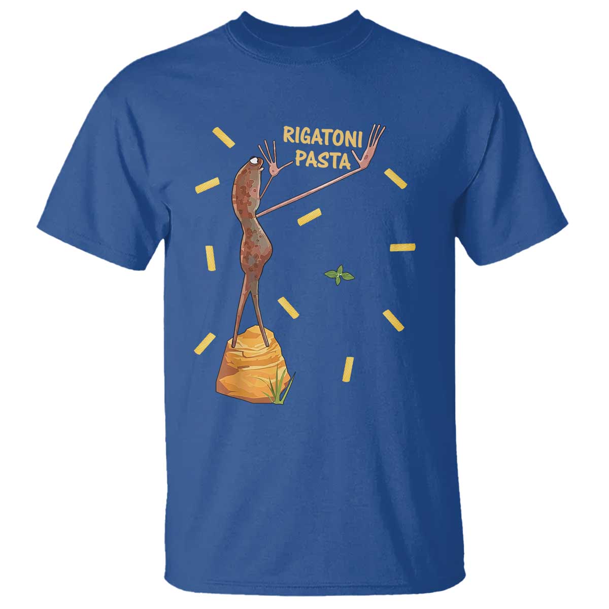 Funny Rigatoni Pasta Marcus The Worm T Shirt Dramatic Pasta Lover Foodie Meme - Wonder Print Shop