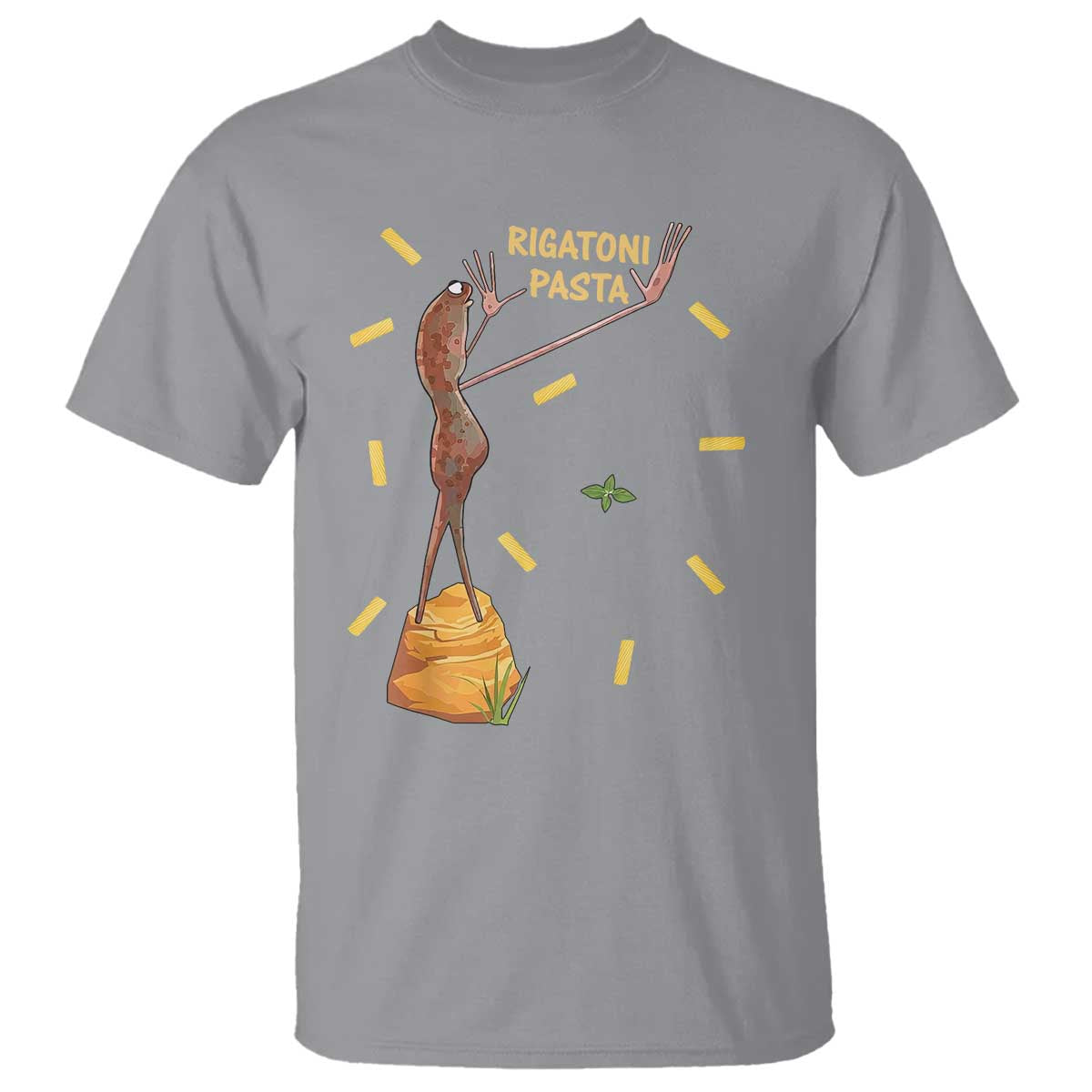 Funny Rigatoni Pasta Marcus The Worm T Shirt Dramatic Pasta Lover Foodie Meme - Wonder Print Shop