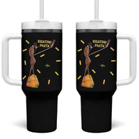 Funny Rigatoni Pasta Marcus The Worm Tumbler With Handle Dramatic Pasta Lover Foodie Meme - Wonder Print Shop