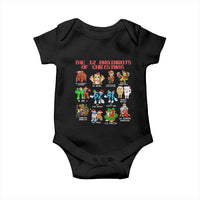 The 12 Brainrots of Christmas Baby Onesie Funny Cursed Meme Holiday Gag Gift - Wonder Print Shop
