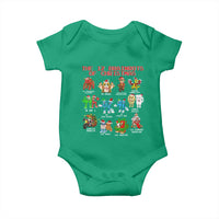 The 12 Brainrots of Christmas Baby Onesie Funny Cursed Meme Holiday Gag Gift - Wonder Print Shop