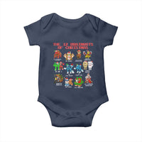 The 12 Brainrots of Christmas Baby Onesie Funny Cursed Meme Holiday Gag Gift - Wonder Print Shop