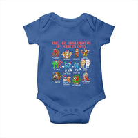 The 12 Brainrots of Christmas Baby Onesie Funny Cursed Meme Holiday Gag Gift - Wonder Print Shop