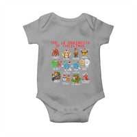 The 12 Brainrots of Christmas Baby Onesie Funny Cursed Meme Holiday Gag Gift - Wonder Print Shop