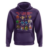 The 12 Brainrots of Christmas Hoodie Funny Cursed Meme Holiday Gag Gift - Wonder Print Shop