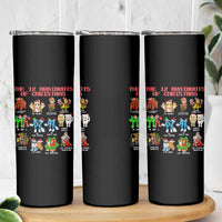 The 12 Brainrots of Christmas Skinny Tumbler Funny Cursed Meme Holiday Gag Gift - Wonder Print Shop