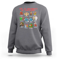 The 12 Brainrots of Christmas Sweatshirt Funny Cursed Meme Holiday Gag Gift - Wonder Print Shop
