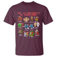 The 12 Brainrots of Christmas T Shirt Funny Cursed Meme Holiday Gag Gift - Wonder Print Shop