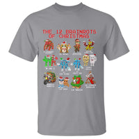The 12 Brainrots of Christmas T Shirt Funny Cursed Meme Holiday Gag Gift - Wonder Print Shop