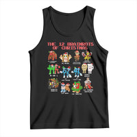 The 12 Brainrots of Christmas Tank Top Funny Cursed Meme Holiday Gag Gift - Wonder Print Shop