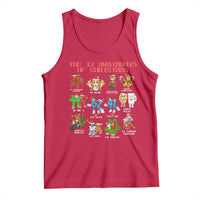 The 12 Brainrots of Christmas Tank Top Funny Cursed Meme Holiday Gag Gift - Wonder Print Shop