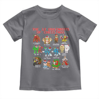 The 12 Brainrots of Christmas Toddler T Shirt Funny Cursed Meme Holiday Gag Gift - Wonder Print Shop