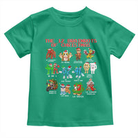 The 12 Brainrots of Christmas Toddler T Shirt Funny Cursed Meme Holiday Gag Gift - Wonder Print Shop