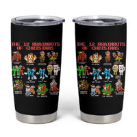The 12 Brainrots of Christmas Tumbler Cup Funny Cursed Meme Holiday Gag Gift - Wonder Print Shop