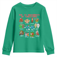 The 12 Brainrots of Christmas Youth Sweatshirt Funny Cursed Meme Holiday Gag Gift - Wonder Print Shop