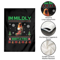 Mildly Irritated Marcus the Worm Meme Garden Flag Funny Christmas Stocking Weirdcore - Wonder Print Shop