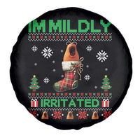 Mildly Irritated Marcus the Worm Meme Spare Tire Cover Funny Christmas Stocking Weirdcore - Wonder Print Shop