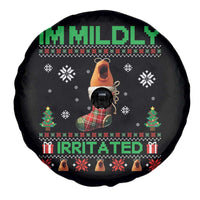 Mildly Irritated Marcus the Worm Meme Spare Tire Cover Funny Christmas Stocking Weirdcore - Wonder Print Shop