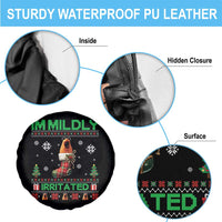 Mildly Irritated Marcus the Worm Meme Spare Tire Cover Funny Christmas Stocking Weirdcore - Wonder Print Shop