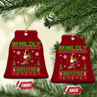 Mildly Irritated Marcus the Worm Meme Ceramic Ornament Funny Christmas Stocking Weirdcore - Wonder Print Shop