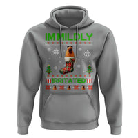 Mildly Irritated Marcus the Worm Meme Hoodie Funny Christmas Stocking Weirdcore - Wonder Print Shop