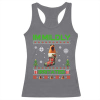 Mildly Irritated Marcus the Worm Meme Racerback Tank Top Funny Christmas Stocking Weirdcore - Wonder Print Shop