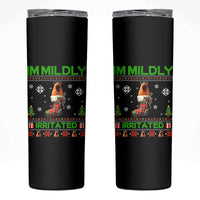 Mildly Irritated Marcus the Worm Meme Skinny Tumbler Funny Christmas Stocking Weirdcore - Wonder Print Shop