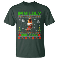 Mildly Irritated Marcus the Worm Meme T Shirt Funny Christmas Stocking Weirdcore - Wonder Print Shop