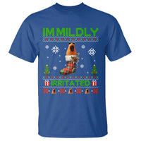 Mildly Irritated Marcus the Worm Meme T Shirt Funny Christmas Stocking Weirdcore - Wonder Print Shop