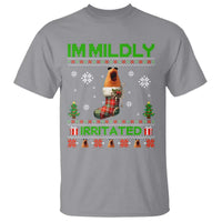 Mildly Irritated Marcus the Worm Meme T Shirt Funny Christmas Stocking Weirdcore - Wonder Print Shop