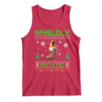 Mildly Irritated Marcus the Worm Meme Tank Top Funny Christmas Stocking Weirdcore - Wonder Print Shop