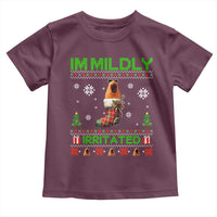 Mildly Irritated Marcus the Worm Meme Toddler T Shirt Funny Christmas Stocking Weirdcore - Wonder Print Shop