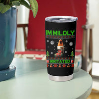 Mildly Irritated Marcus the Worm Meme Tumbler Cup Funny Christmas Stocking Weirdcore - Wonder Print Shop
