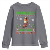Mildly Irritated Marcus the Worm Meme Youth Sweatshirt Funny Christmas Stocking Weirdcore - Wonder Print Shop
