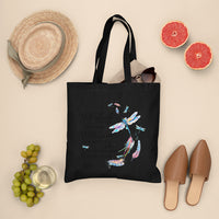 Dragonflies They Whispered You Cannot Withstand The Storm Motivational Tote Bag, Dragonfly Tote Bag, Gift for Women, Dragonfly Lover Tote Bag - Wonder Print Shop