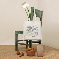 Dragonflies They Whispered You Cannot Withstand The Storm Motivational Tote Bag, Dragonfly Tote Bag, Gift for Women, Dragonfly Lover Tote Bag - Wonder Print Shop