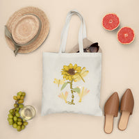Choose To Shine Dragonflies Sunflower Growth Mindset Inspirational Tote Bag, Dragonfly Tote Bag, Gift for Women, Dragonfly Lover Tote Bag - Wonder Print Shop