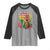 Black History Month Raglan Shirt Freedom Is Never Given It Is Won Equal Rights Raised Fist
