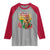 Black History Month Raglan Shirt Freedom Is Never Given It Is Won Equal Rights Raised Fist