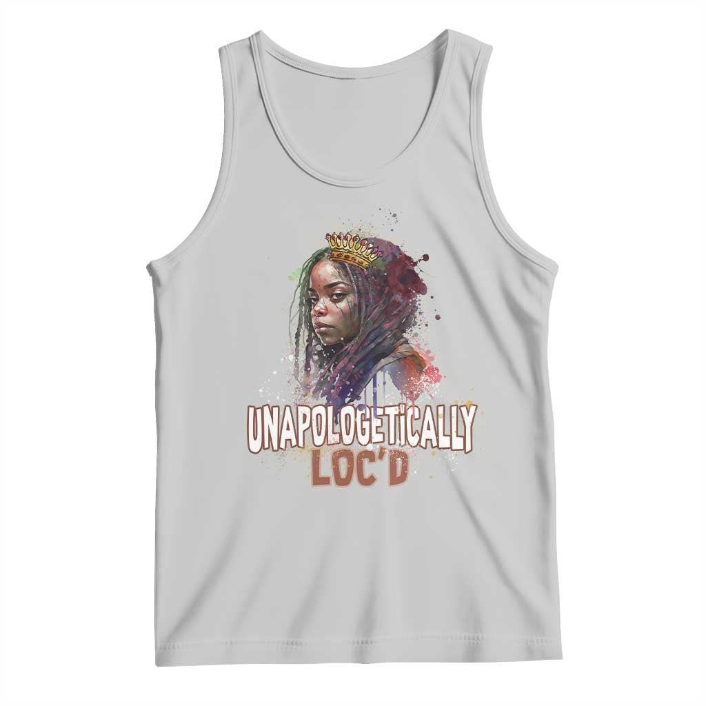 Black Locs Girl Tank Top Unapologetically Locd Hair Melanin Queen