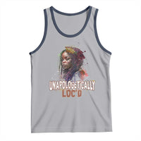 Black Locs Girl Tank Top Unapologetically Locd Hair Melanin Queen