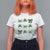 St Patricks Day Coquette Bow T Shirt For Women Lucky Shamrock Aesthetic