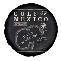 Gulf of Mexico Spare Tire Cover Golfo De Mexico Historic Map 1672 TS02