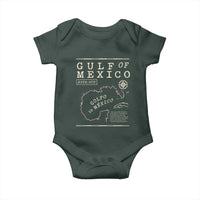Gulf of Mexico Baby Onesie Golfo De Mexico Historic Map 1672