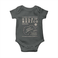 Gulf of Mexico Baby Onesie Golfo De Mexico Historic Map 1672