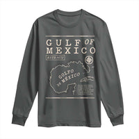 Gulf of Mexico Long Sleeve Shirt Golfo De Mexico Historic Map 1672