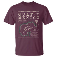 Gulf of Mexico T Shirt Golfo De Mexico Historic Map 1672 TS02
