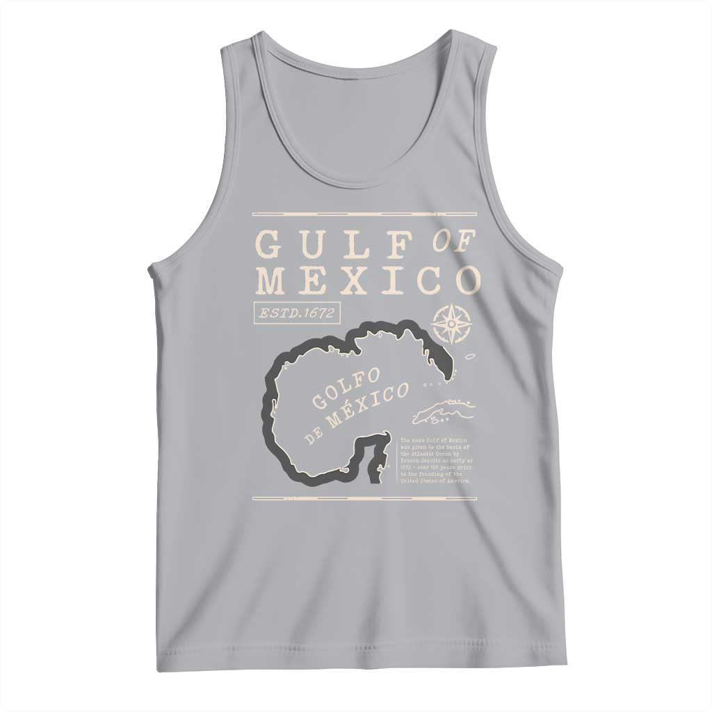 Gulf of Mexico Tank Top Golfo De Mexico Historic Map 1672 TS02