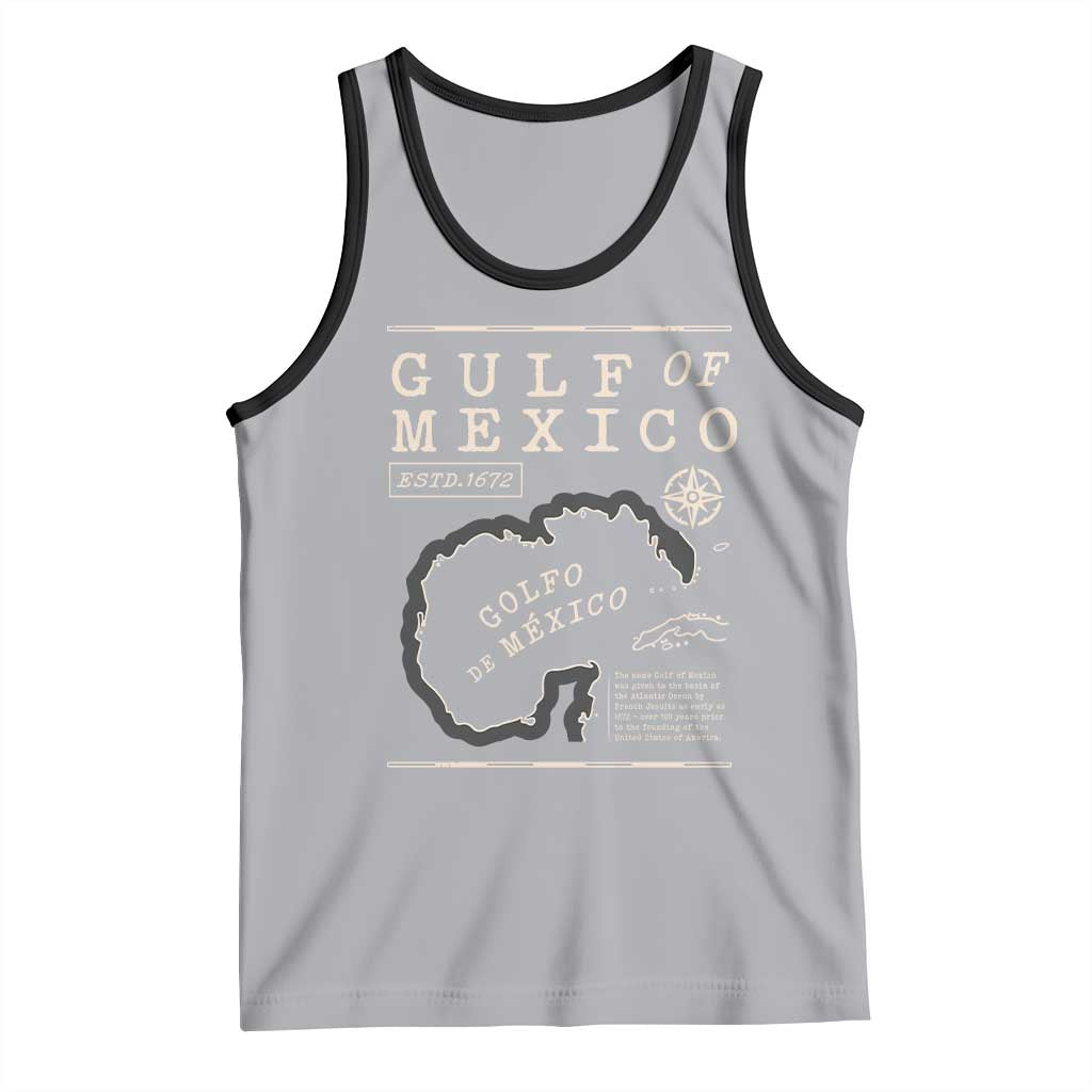Gulf of Mexico Tank Top Golfo De Mexico Historic Map 1672 TS02